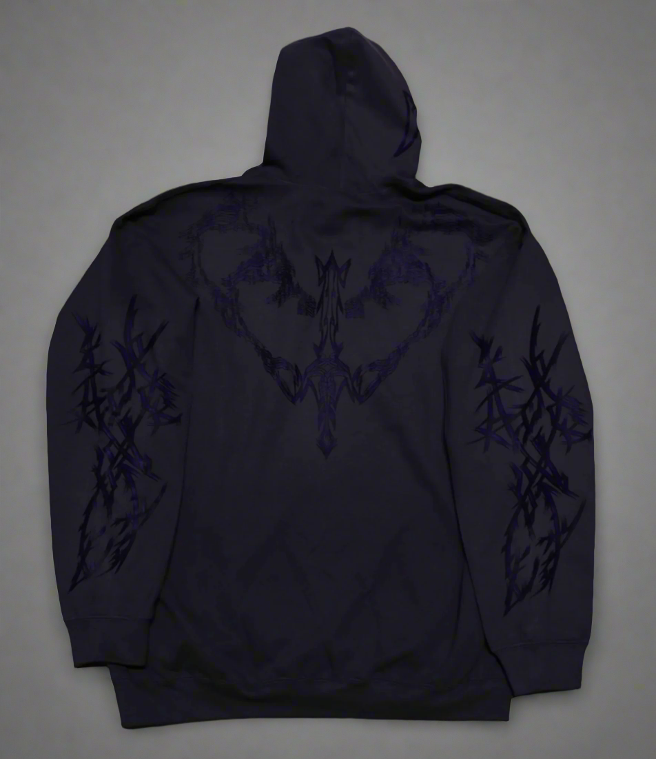 DYSTOPIA HOODIE GREY