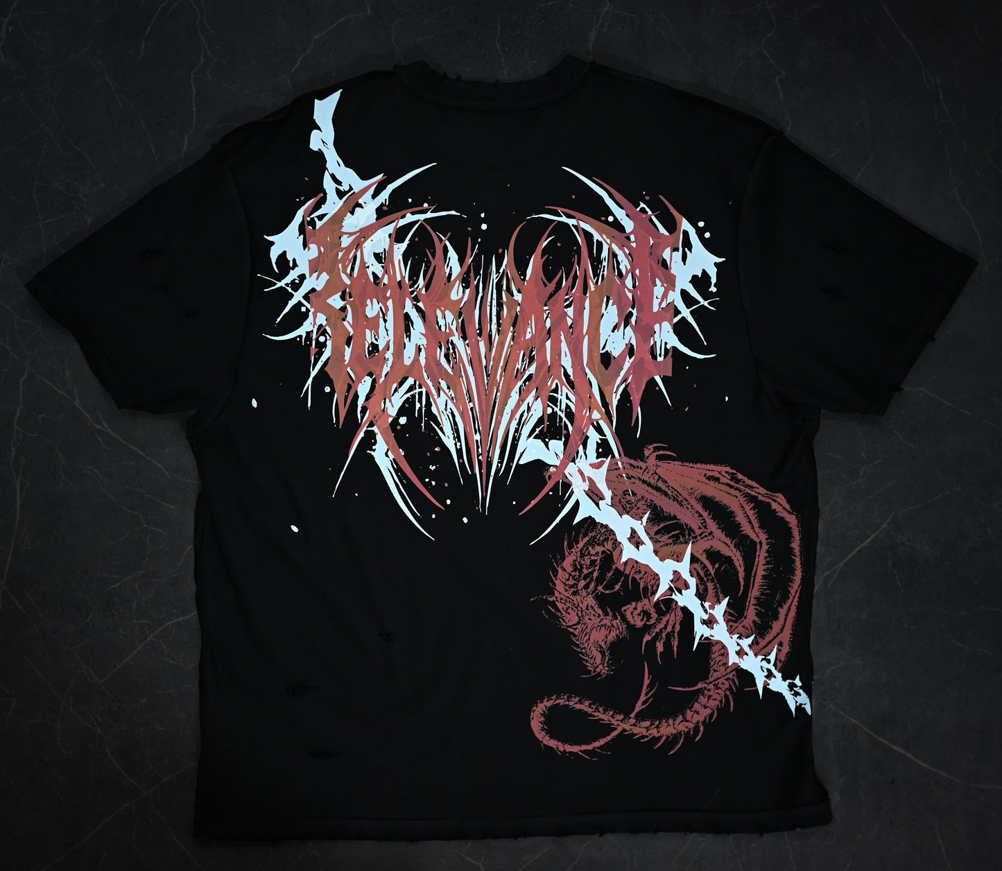 CRIMSON PSYCHO TEE BLACK