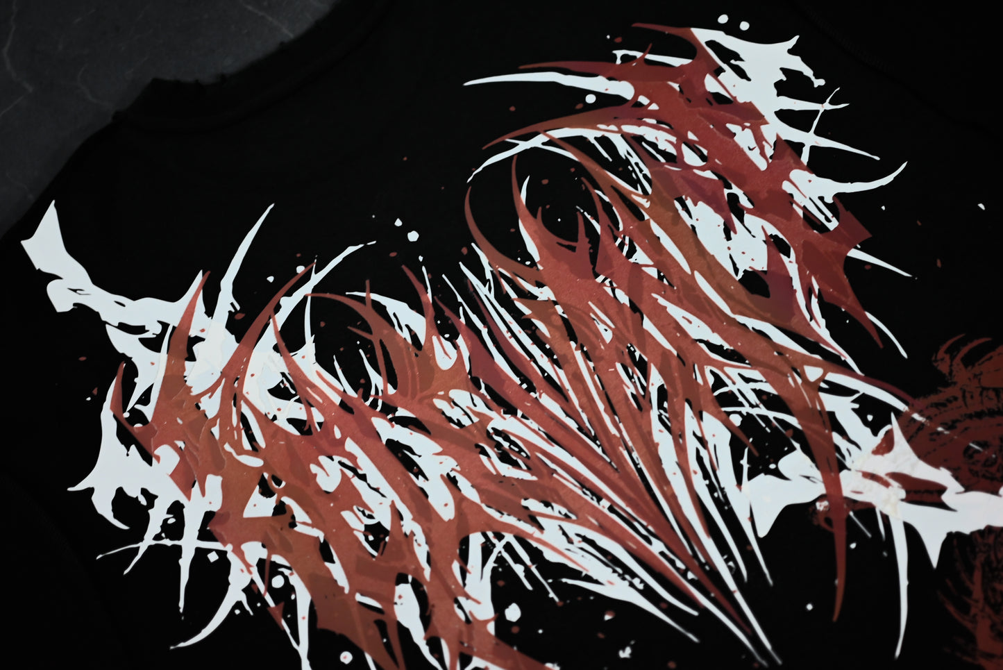 CRIMSON PSYCHO TEE BLACK