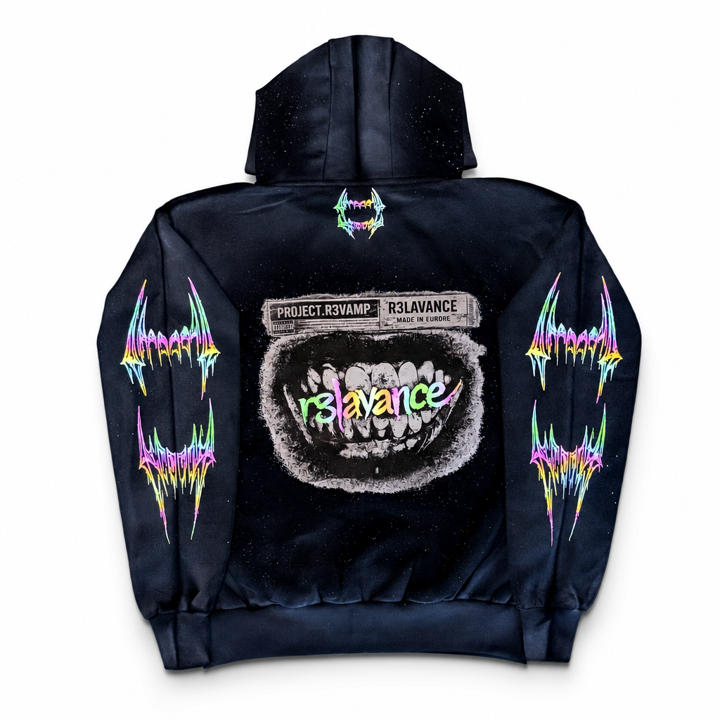 RED TRACE ZIP UP