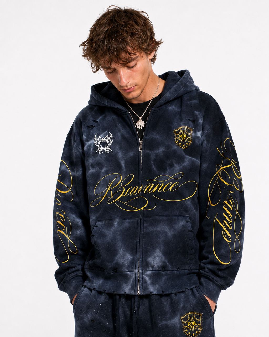 BRAZIL SMOKE ZIP UP