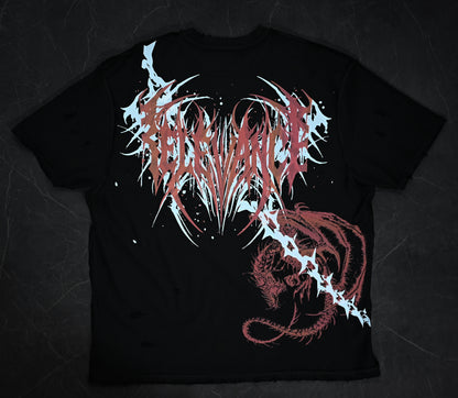 CRIMSON PSYCHO TEE BLACK