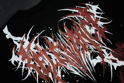 CRIMSON PSYCHO TEE BLACK