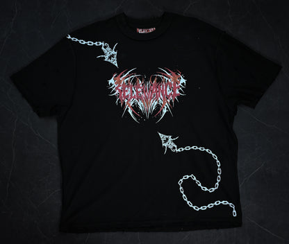 CRIMSON PSYCHO TEE BLACK