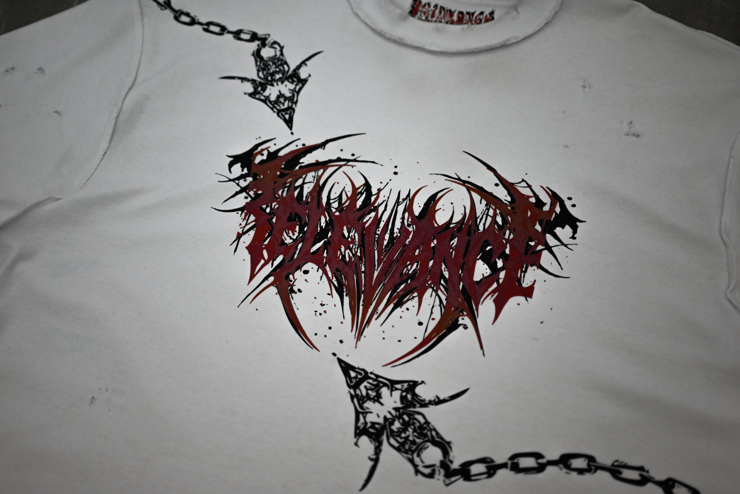 CRIMSON PSYCHO TEE WHITE