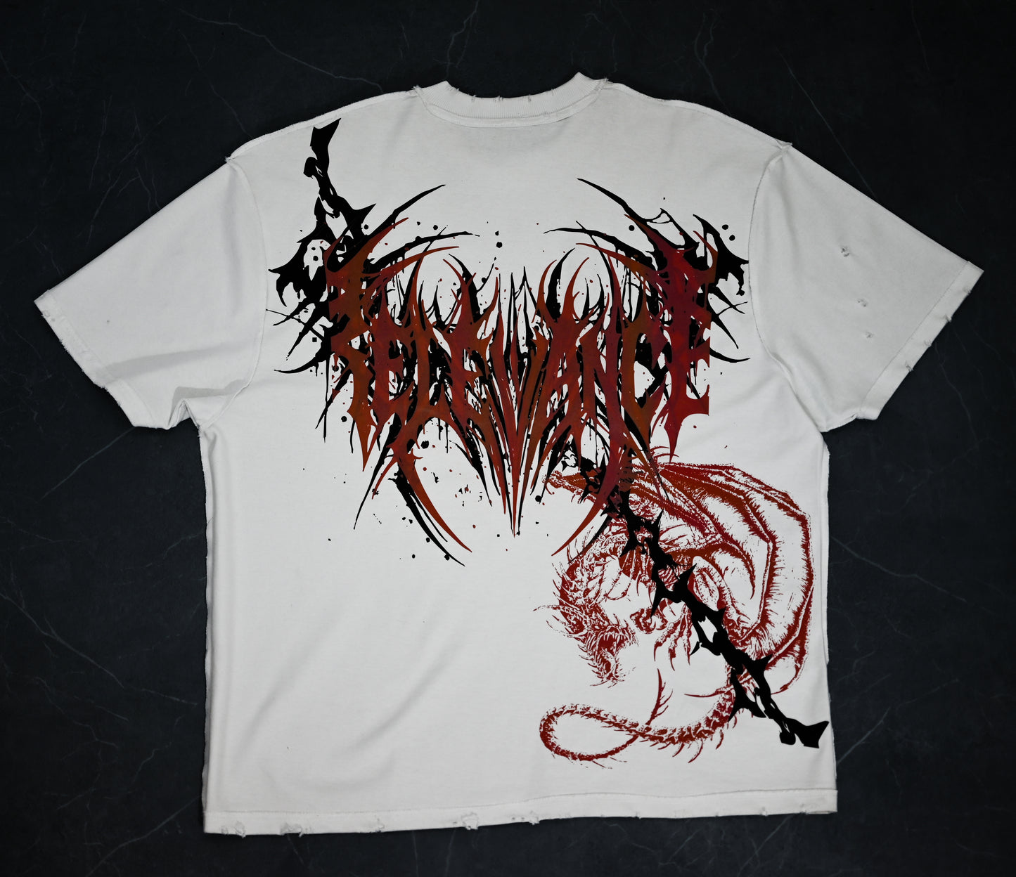 CRIMSON PSYCHO TEE WHITE