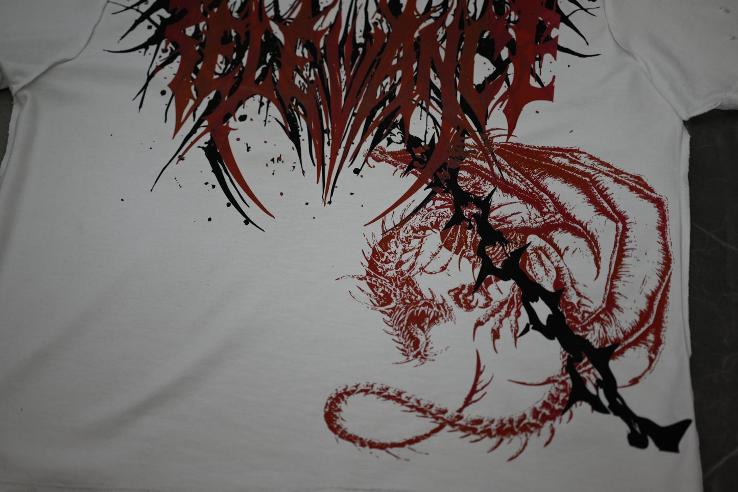 CRIMSON PSYCHO TEE WHITE