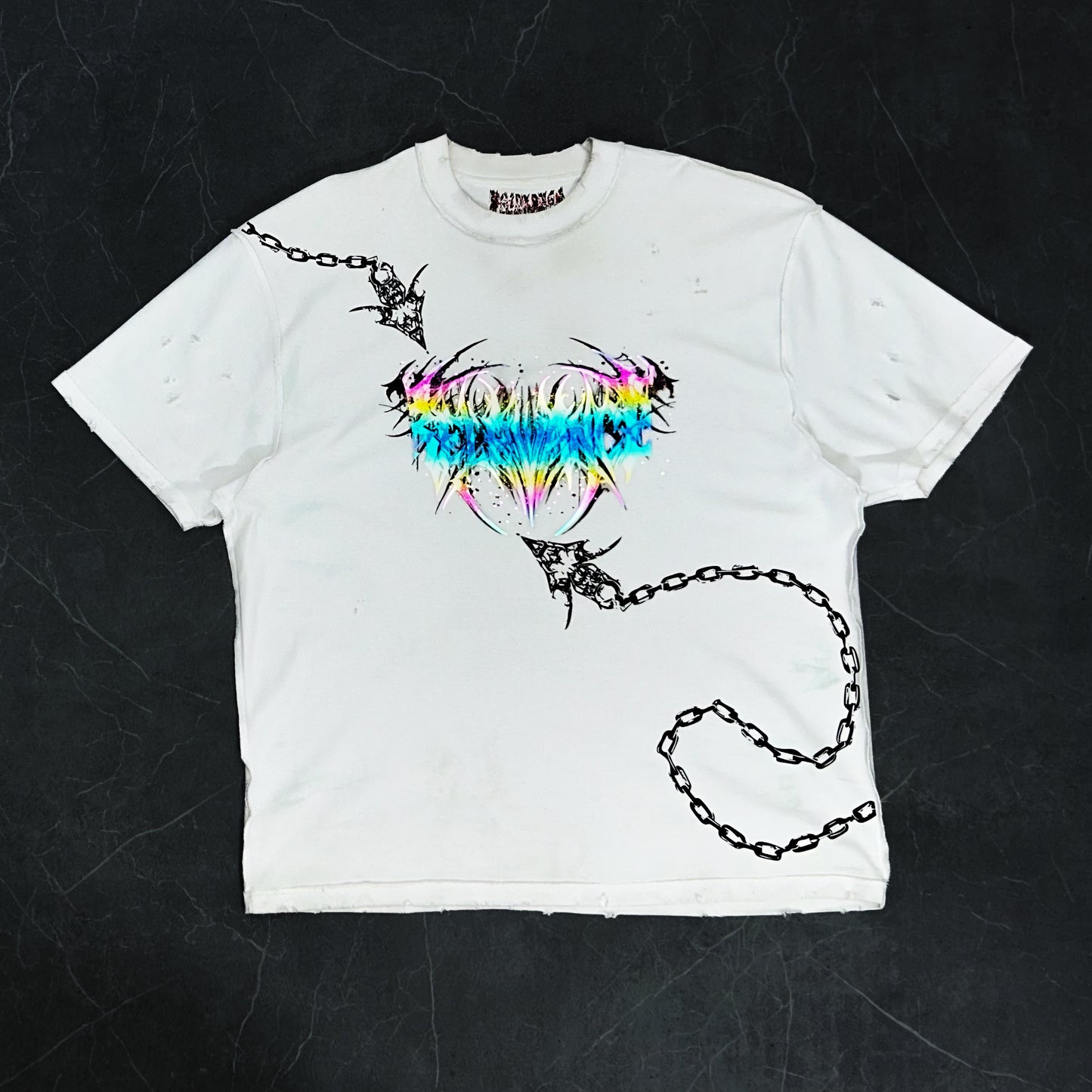 CRIMSON PSYCHO TEE WHITE