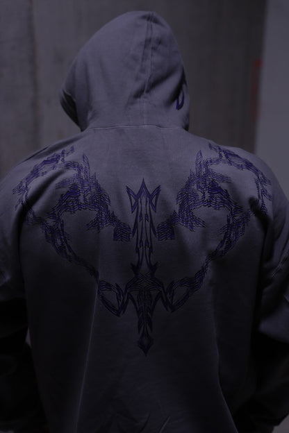 DYSTOPIA HOODIE GREY