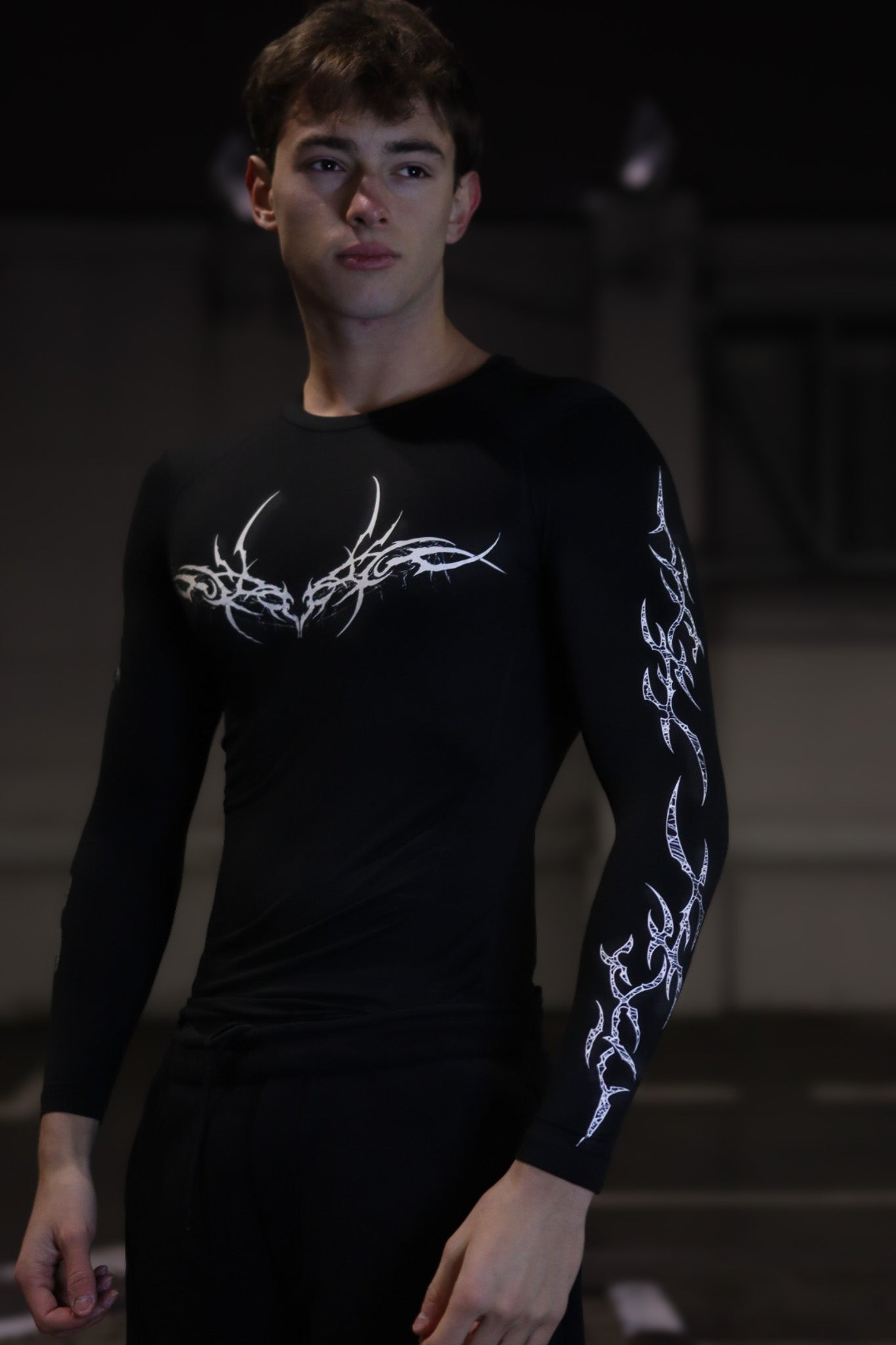 WEBBED COMPRESSION TEE