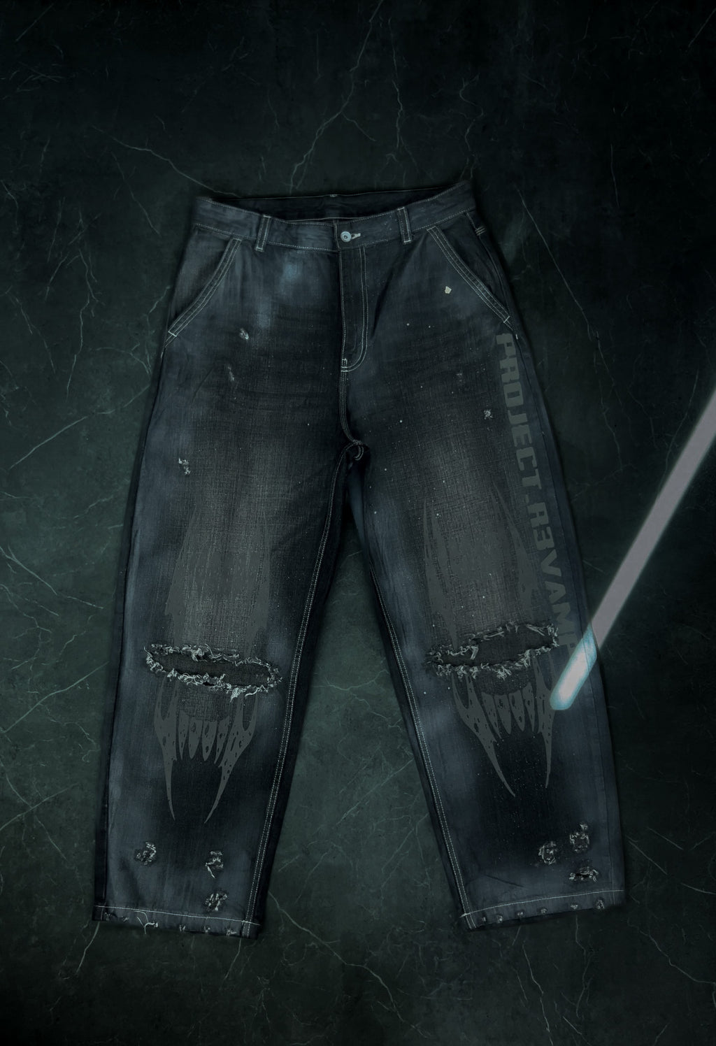 BLOODRELIC REFLECTIVE JEANS