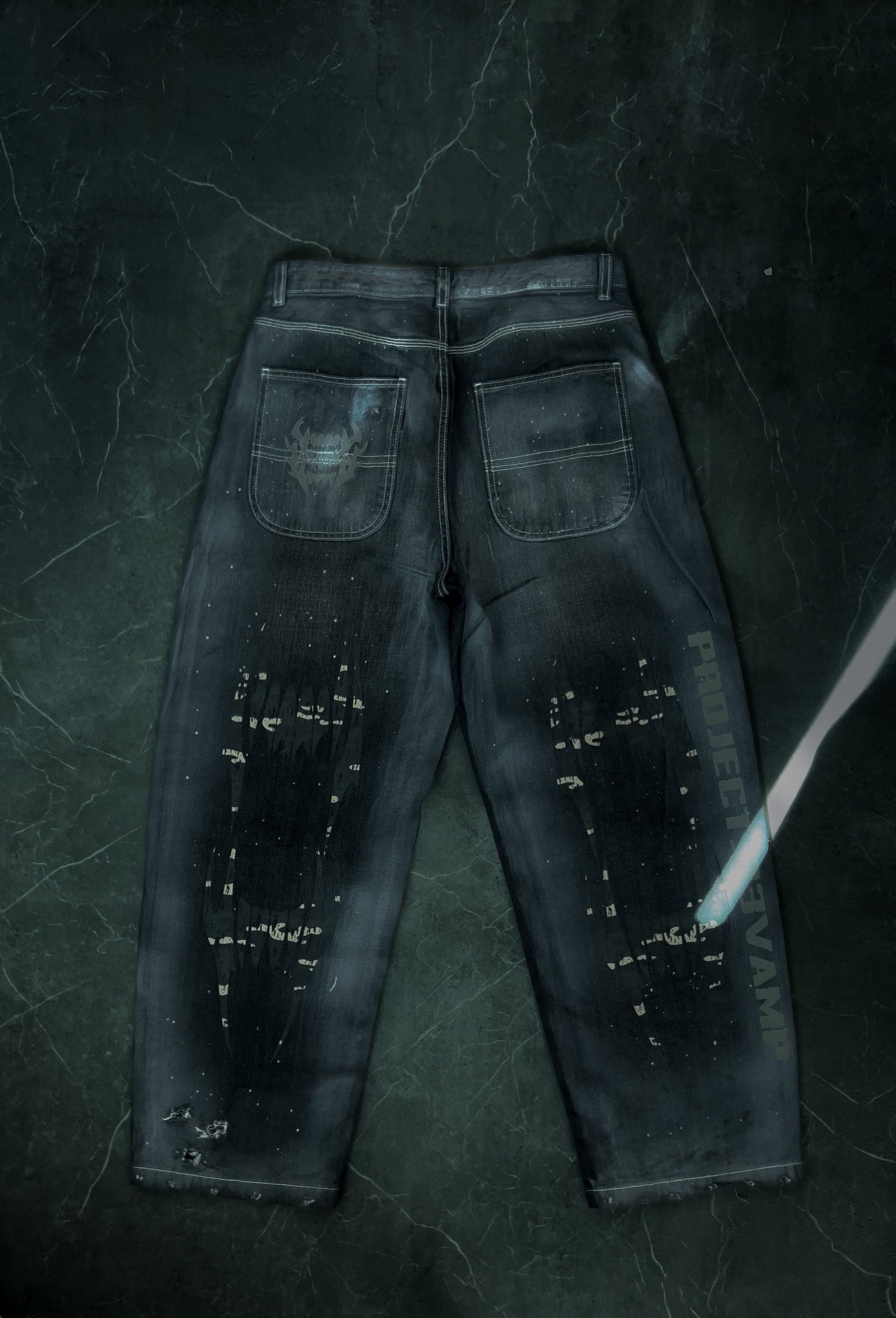 BLOODRELIC REFLECTIVE JEANS
