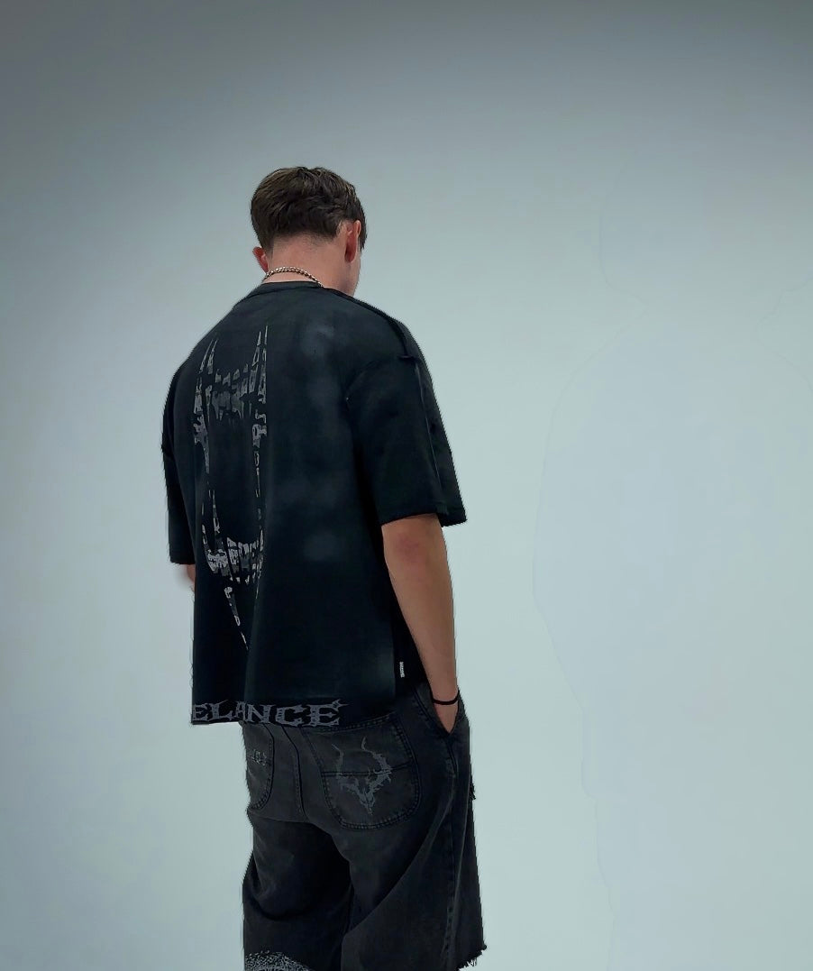 VAMP REVERSIBLE TEE BLACK