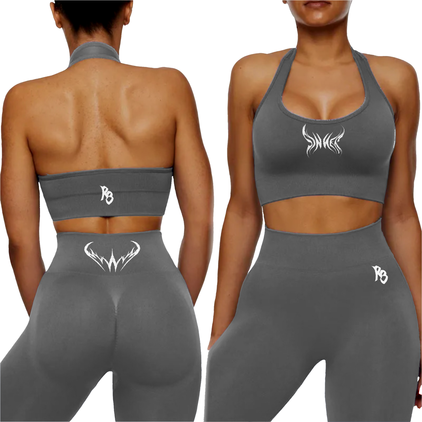 SINNER SPORTS BRA AND LEGGINGS SET