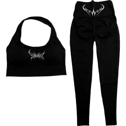 SINNER SPORTS BRA AND LEGGINGS SET