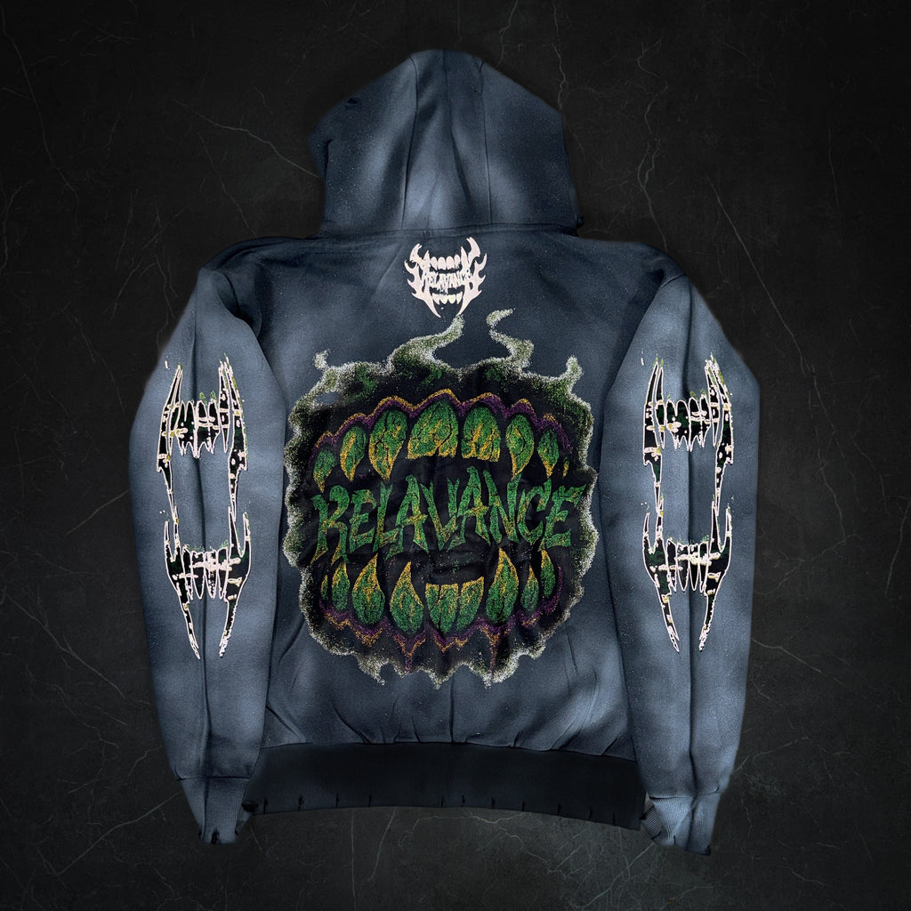 VENINRELIC REFLECTIVE ZIP UP HOODIE