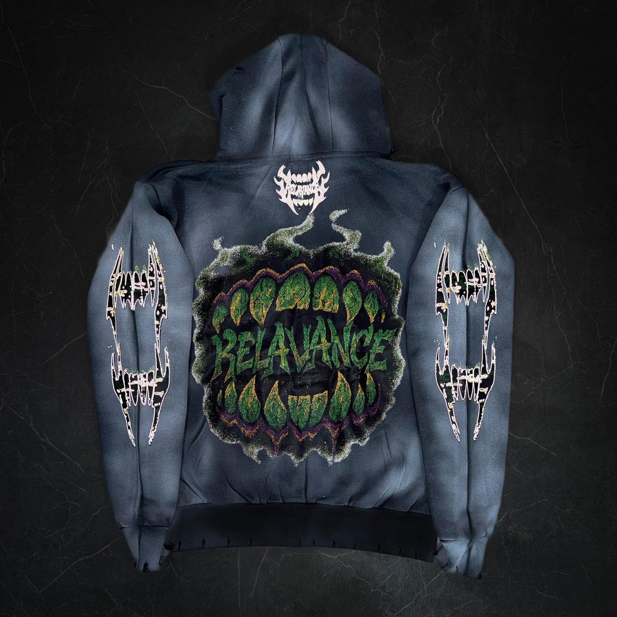 VENINRELIC REFLECTIVE ZIP UP HOODIE