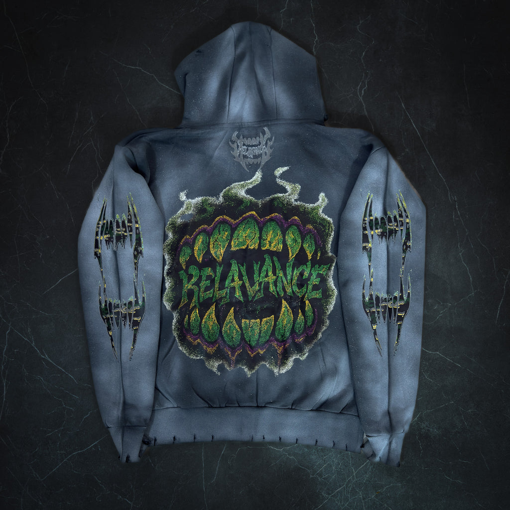 VENINRELIC REFLECTIVE ZIP UP HOODIE